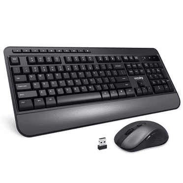 XPFF Mouse and Keyboard Set Wired Mouse and Keyboard Sleek and Simple Ergonomic Design Waterproof dustproof Comfortable and Durable Game Work and Black 